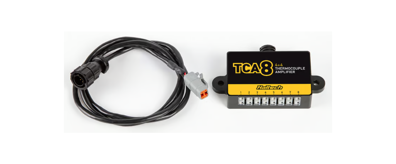 TCA-8 (4+4) Eight Channel Thermocouple Amplifier Programmed as TCA-4A and TCA-4B