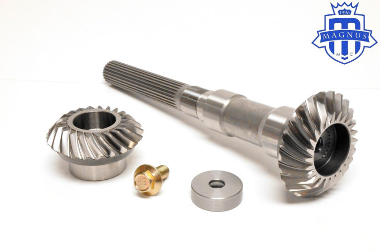 Magnus DSM Evo 1-3 Billet Transfer Case Output Shaft with (replaceable) Spiral Bevel Gears