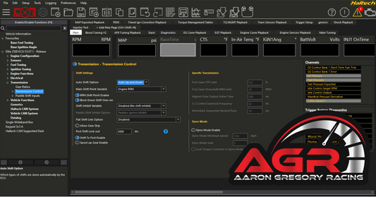 Automatic Transmission Control Calibration